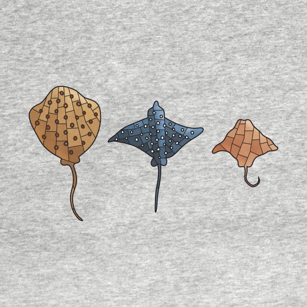 3 Stingrays by DesignsByDoodle